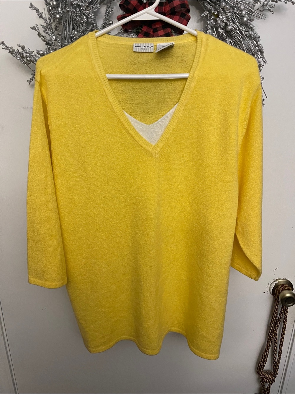 White Stag Bright Yellow V-Neck Tunic